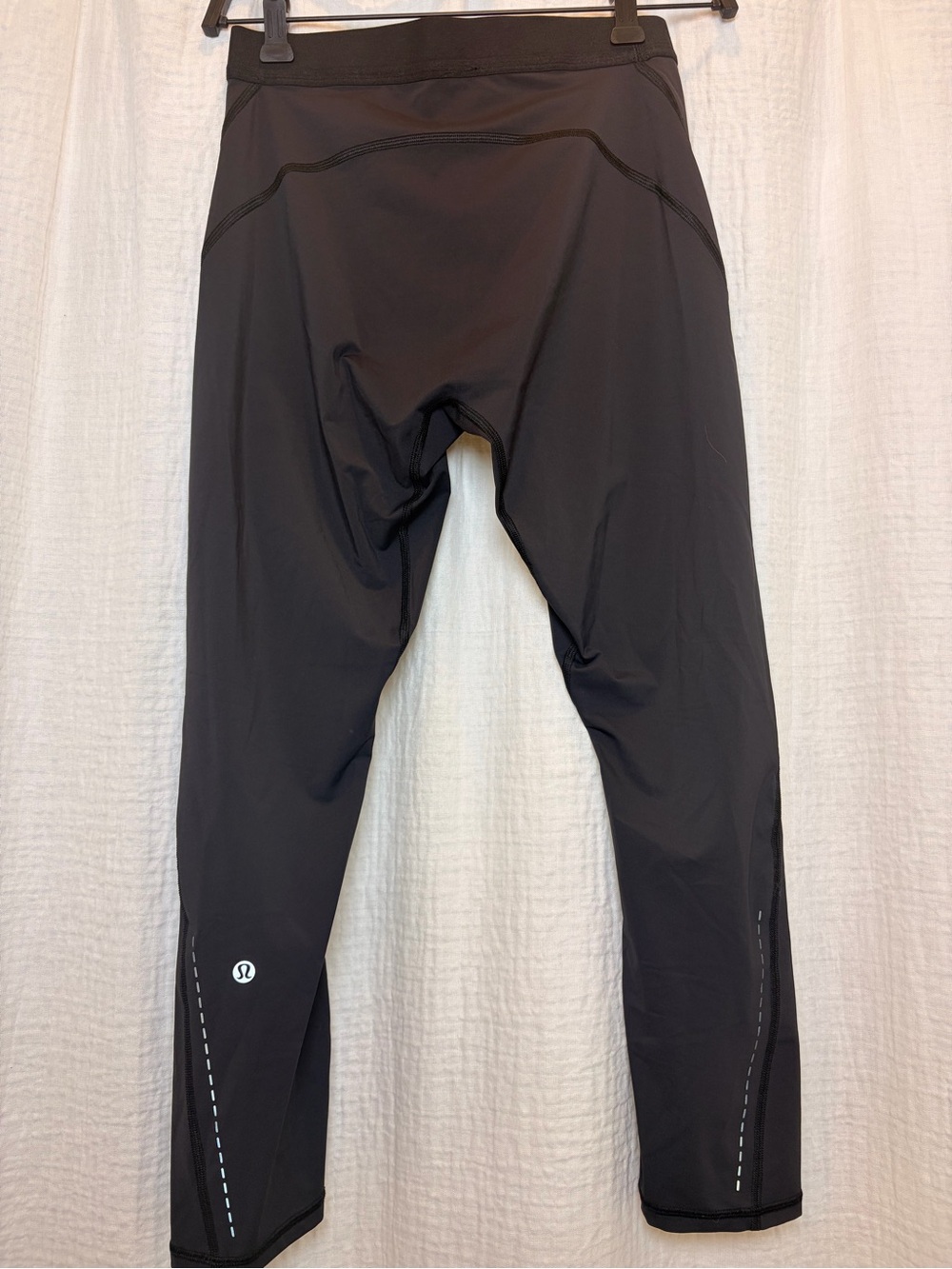 Lululemon Tight Stuff 3/4 Crop Tight Black Running Leggings
